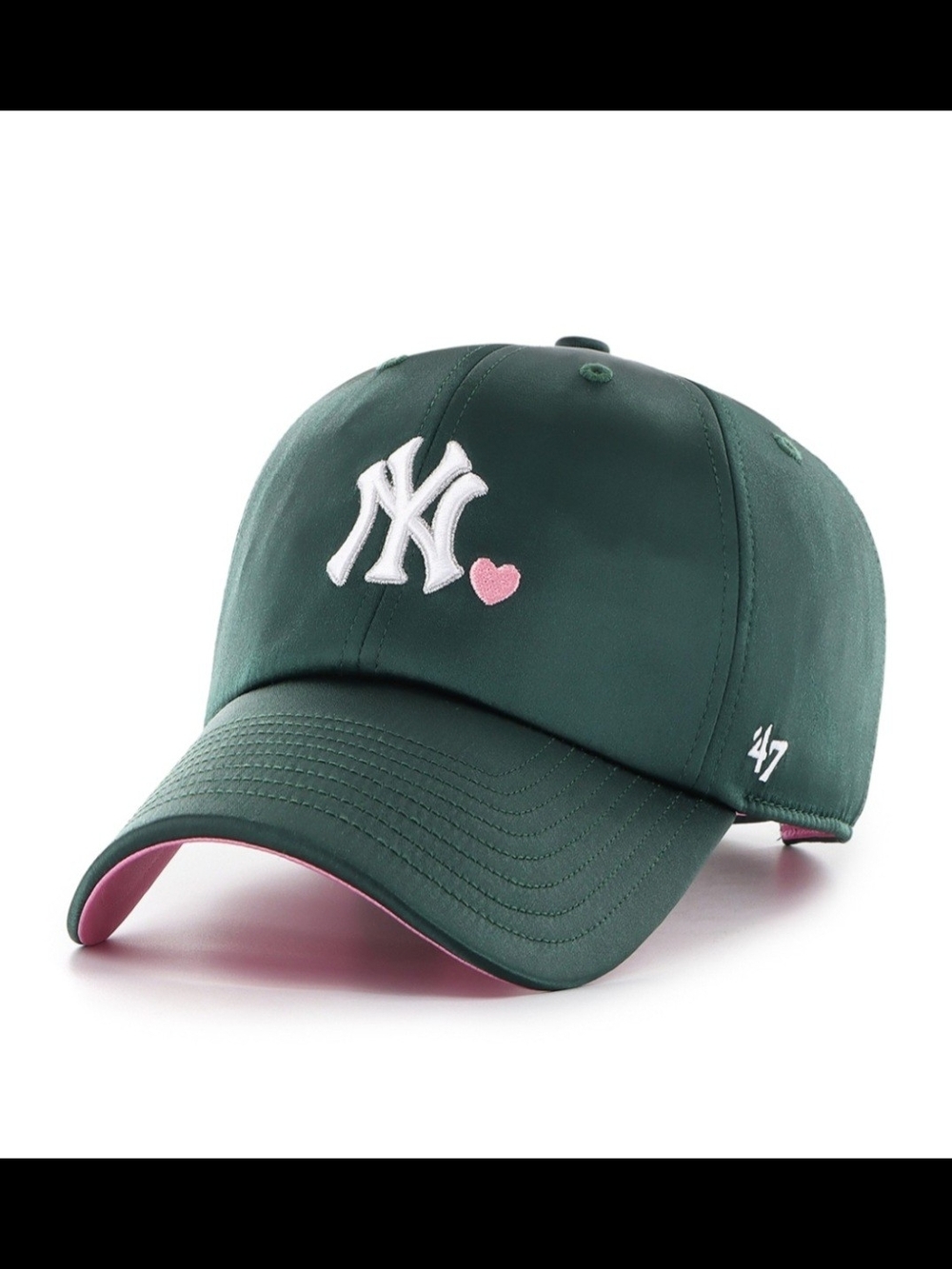 * Must See* New York Yankees Hat With Pink Heart And Lining - Brand New With Tag